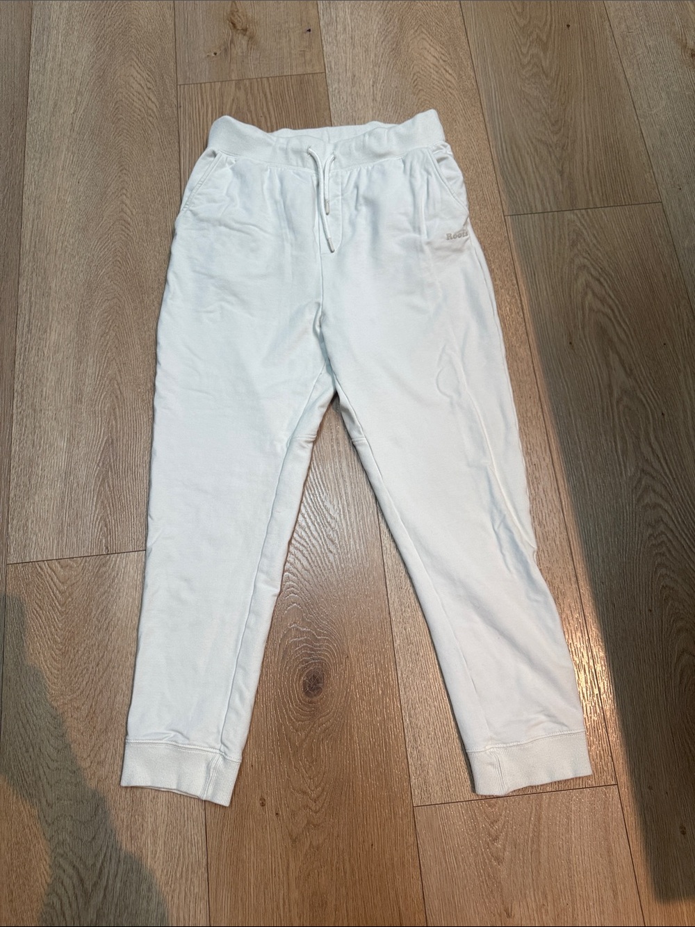 Roots Women’s White Jogger Sweatpants